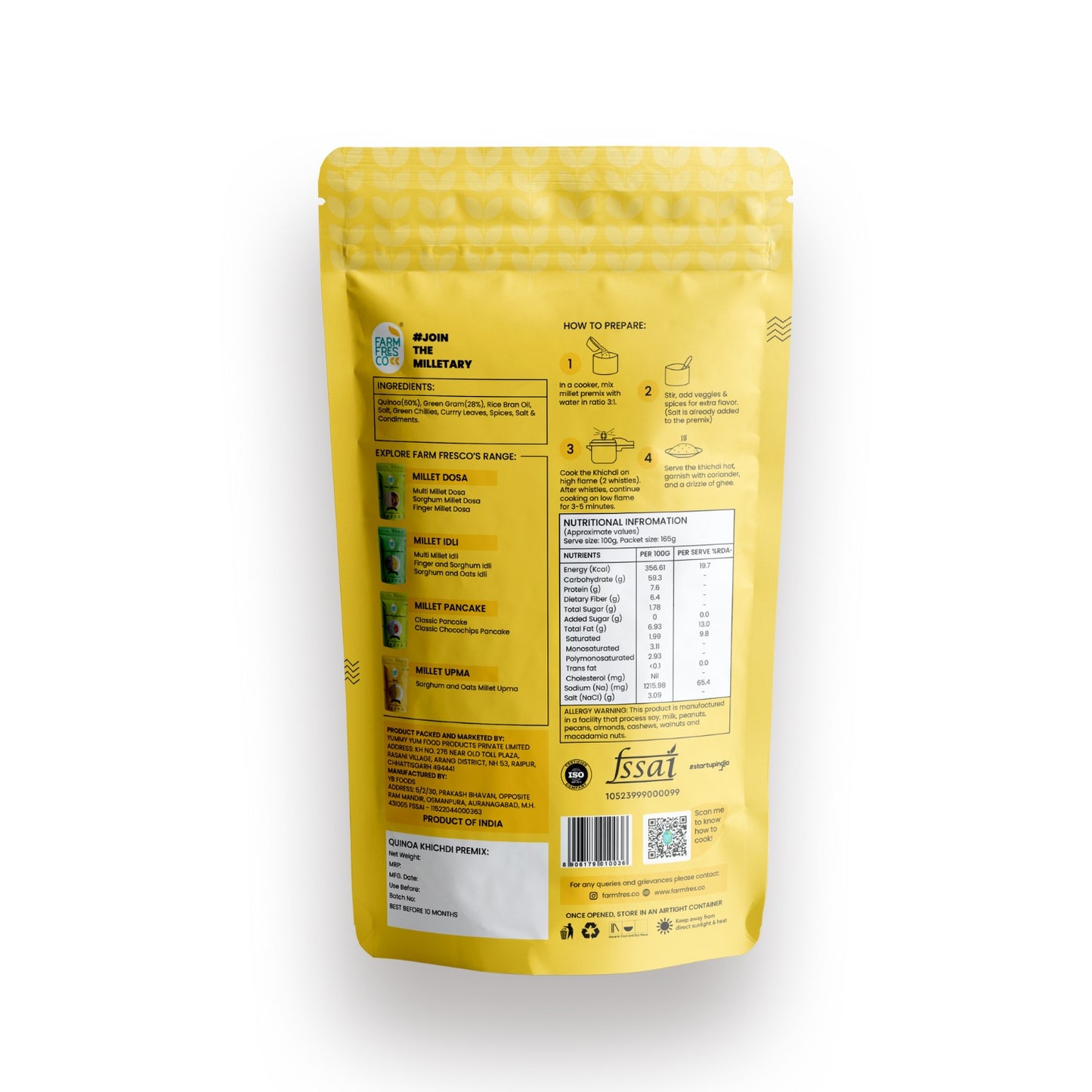 Quinoa Khichdi | 165g, Pack of 1