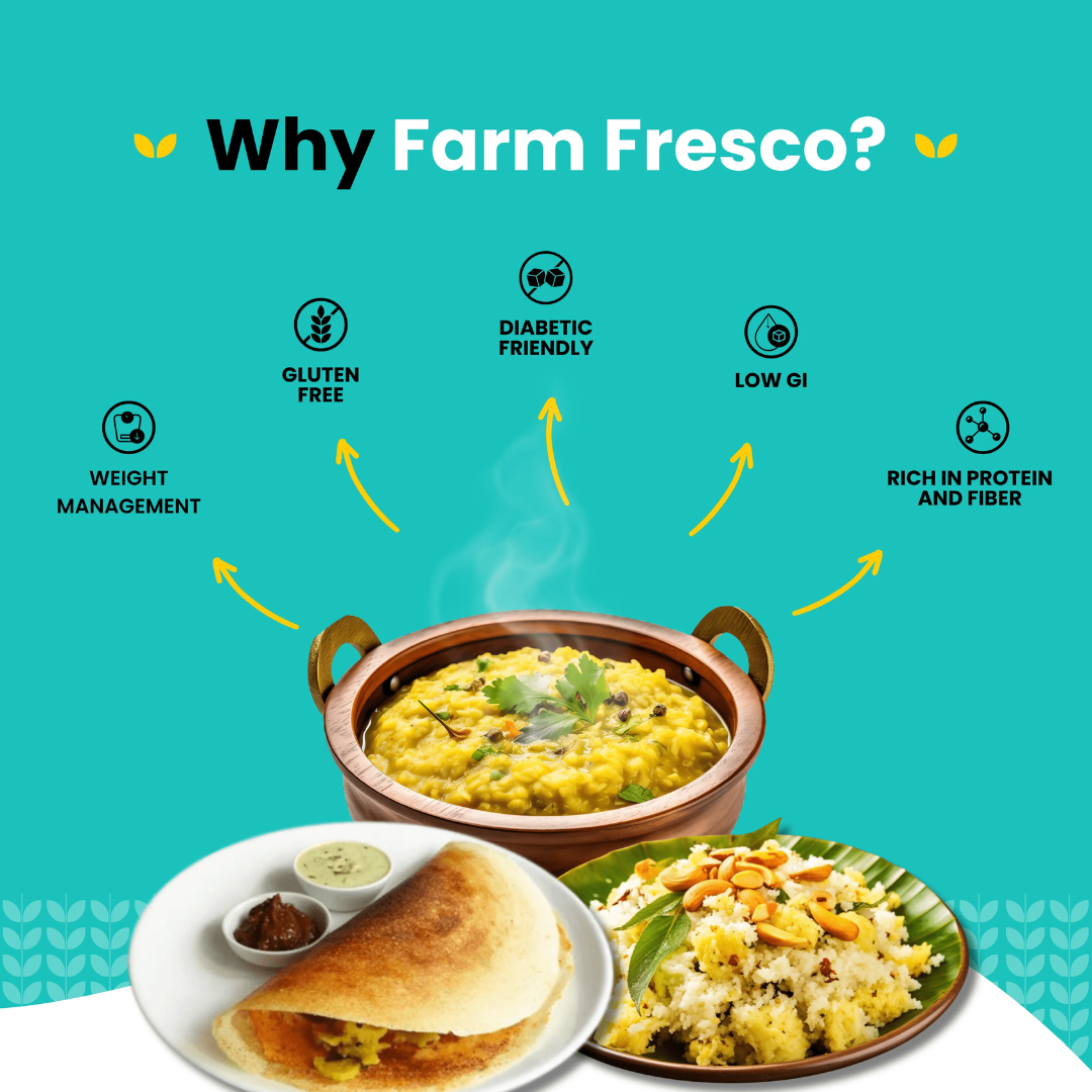 Millets for Glowing Skin (Finger & Sorghum Idli | Quinoa Khichdi | Multi Millet Dosa) 165G | Pack of 3.