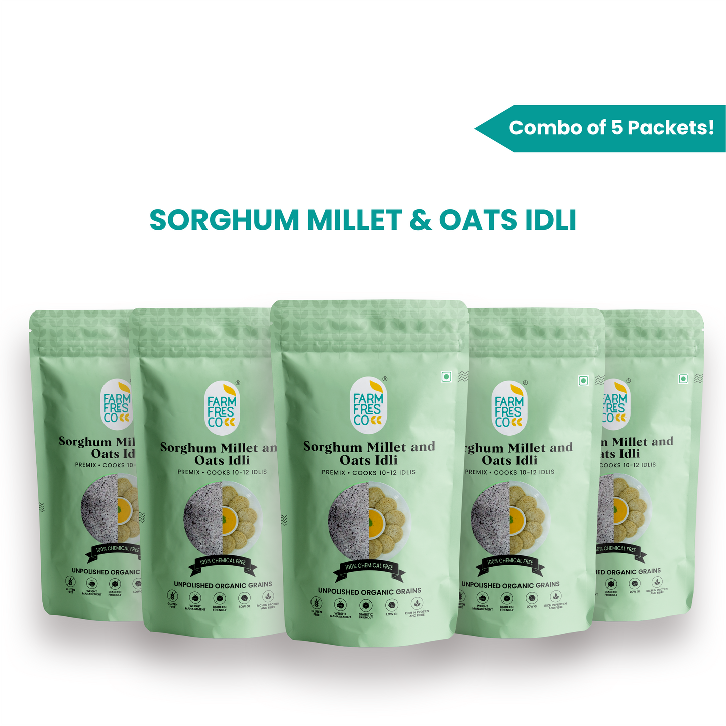 Sorghum & Oats Idli (Jowar & Oats Idli) | 165g, Pack of 1