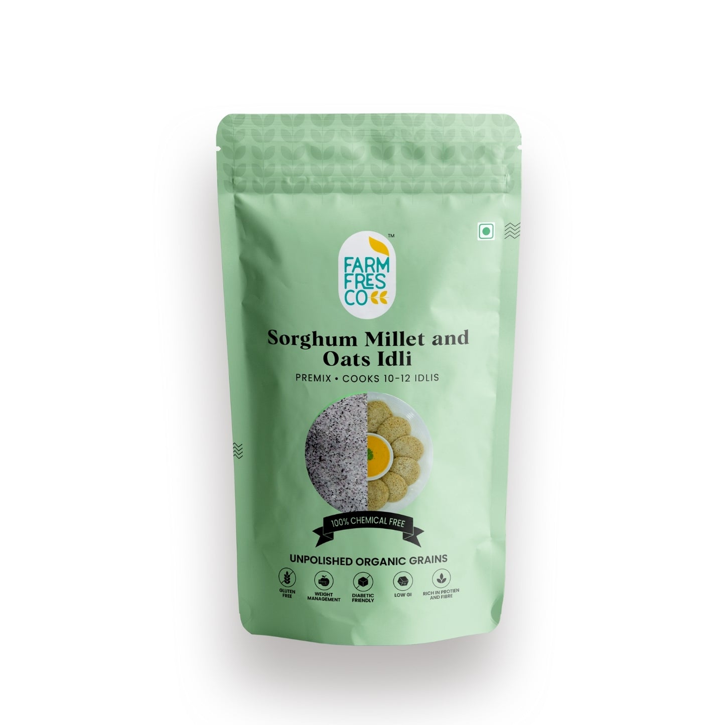 Sorghum & Oats Idli (Jowar & Oats Idli) | 165g, Pack of 1