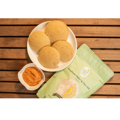 Superidli Trio (Multi Millet Idli | Finger & Sorghum Idli | Sorghum & Oats Idli) 165G | Pack of 3
