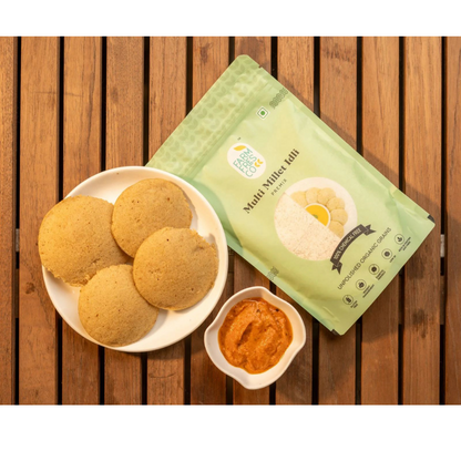 Superidli Trio (Multi Millet Idli | Finger & Sorghum Idli | Sorghum & Oats Idli) 165G | Pack of 3