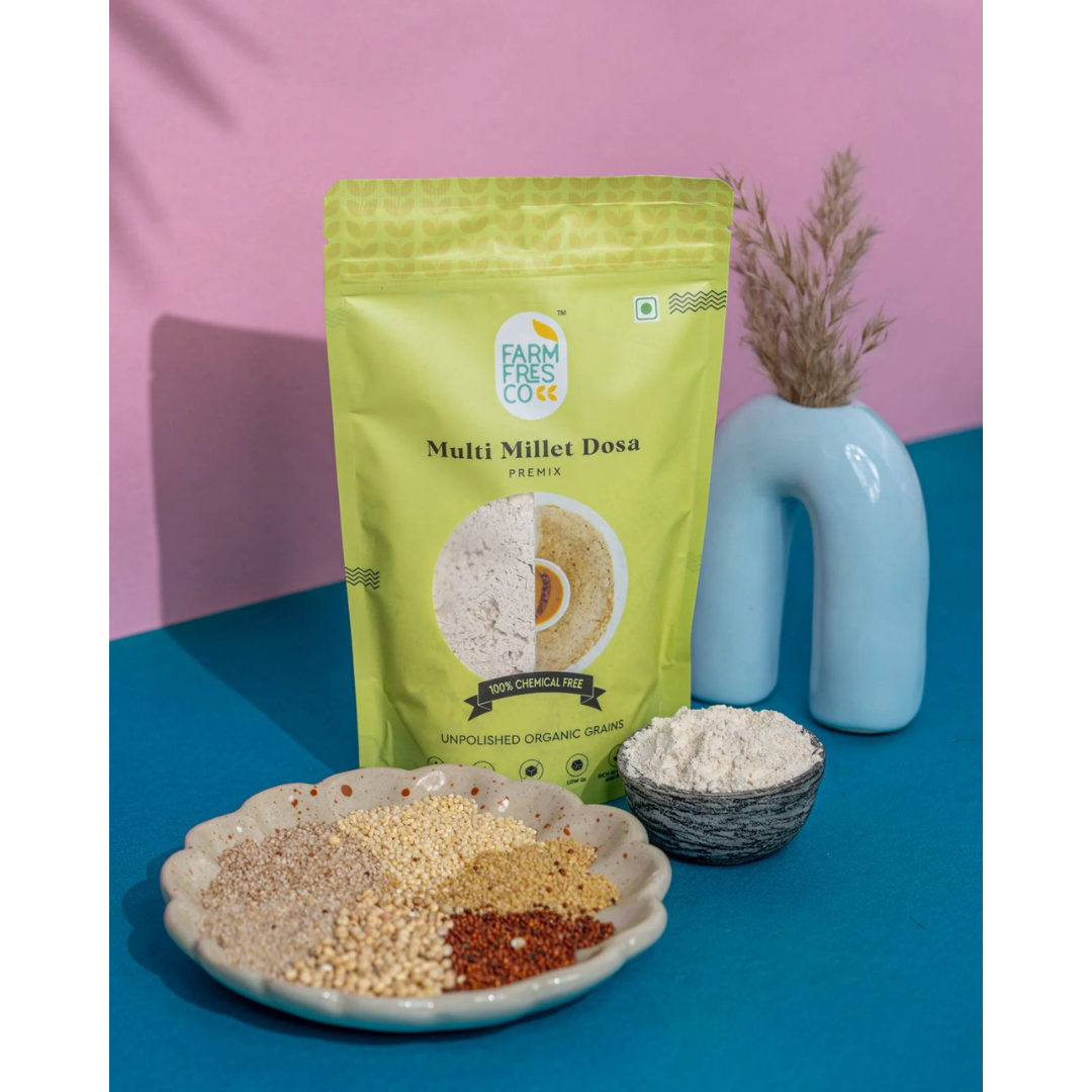 Thyroid Wellness Pack (Foxtail Millet Khichdi | Multi Millet Dosa | Sorghum & Oats Idli) 165G | Pack of 3