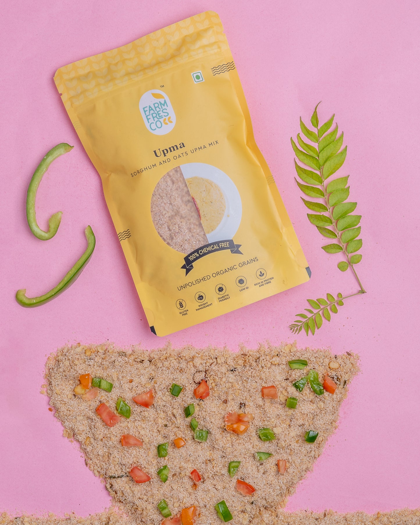 Millet Upma (Jowar & Oats Upma) | 165g, Pack of 1
