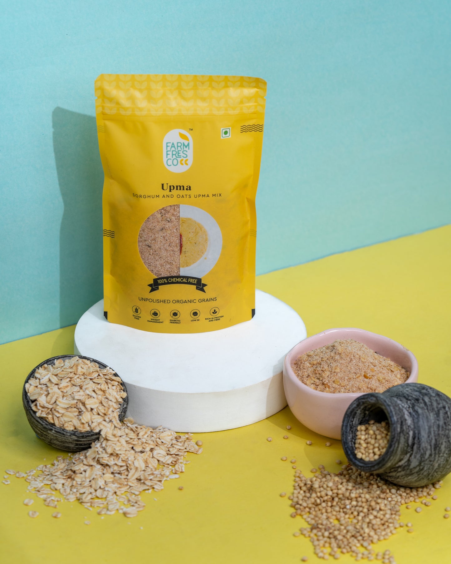 Millet Upma (Jowar & Oats Upma) | 165g, Pack of 1