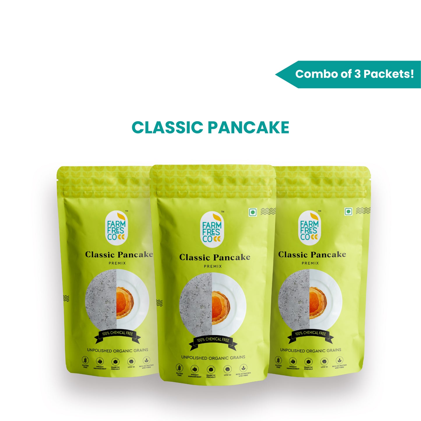 Classic Millet Pancake | 165g, Pack of 1