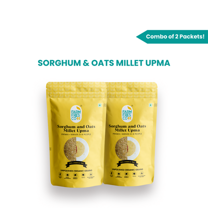 Millet Upma (Jowar & Oats Upma) | 165g, Pack of 1