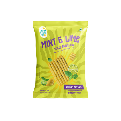 Mint & Lime Protein Multigrain Chips (75g | 25g Plant Protein)