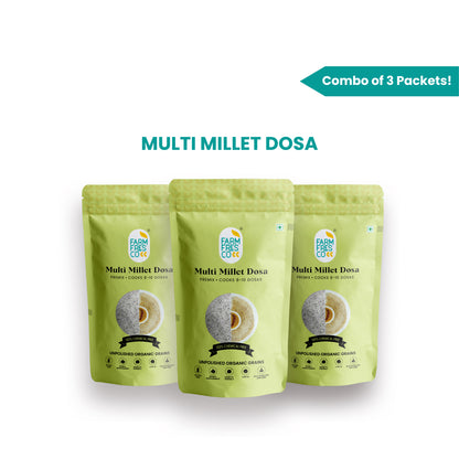 Multi Millet Dosa | 7 Millet Blend | 165g, Pack of 1