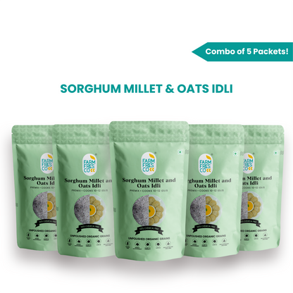 Sorghum & Oats Idli (Jowar & Oats Idli) | 165g, Pack of 1
