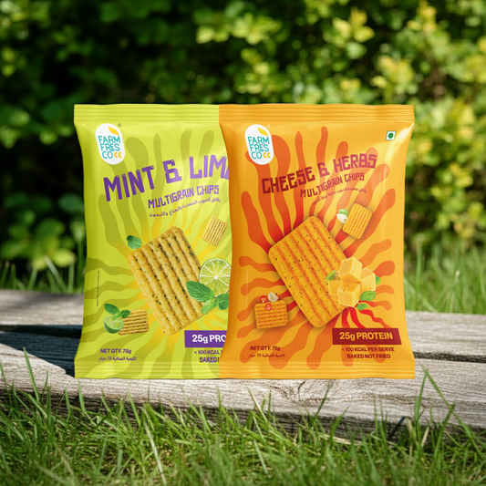 Mint & Lime + Cheese and Herbs (2 Packs x 75g each)