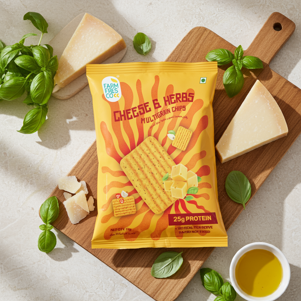 Mint & Lime + Cheese & Herbs (4 Packs x 75g each)