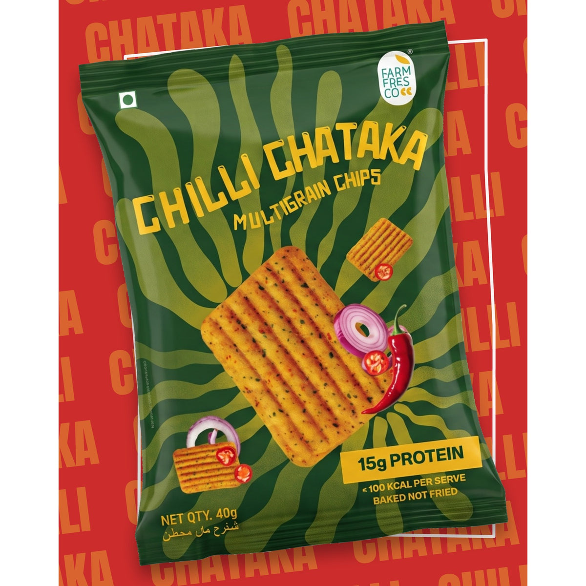 Chilli Chataka Protein Chips - lifestyle