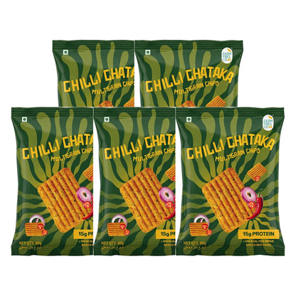 Chilli Chataka Protein Chips - pack of 5