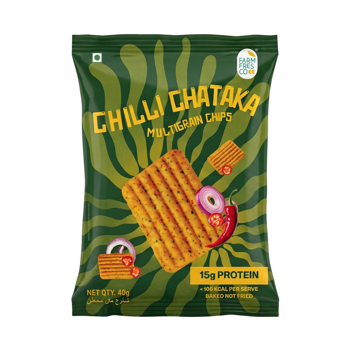 Chilli Chataka Protein Chips - 40g pack