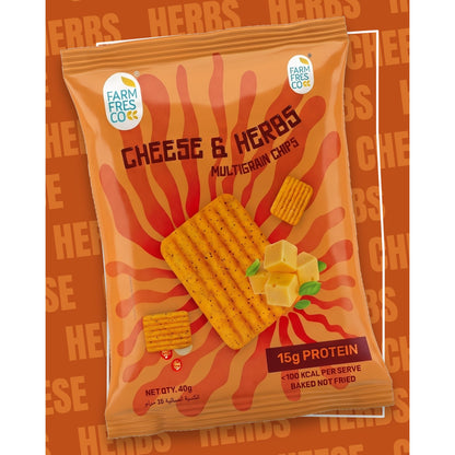 Cheese & Herbs Protein Chips - lifestyle